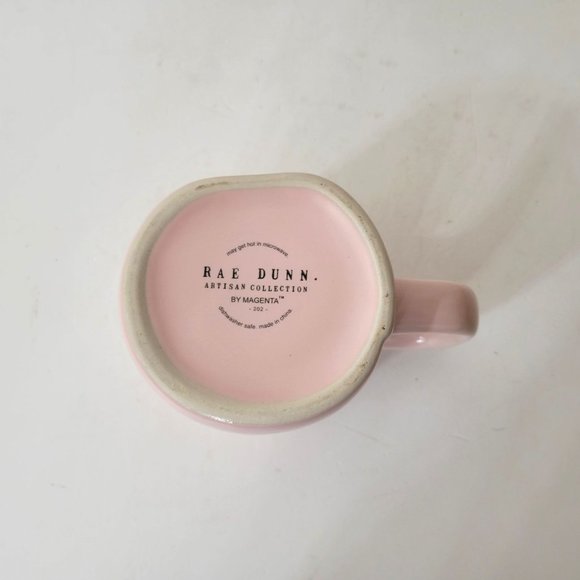 Galentine Rae Dunn Pink Extra Large Pottery Mug - Picture 2 of 7